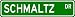 SCHMALTZ Street Sign ~ Personalized Family Lastname Sign ~ Gameroom, Basement, Garage Sign **