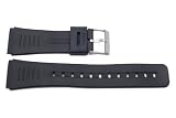 Casio Replacement 22mm Black Watch Strap - P3030