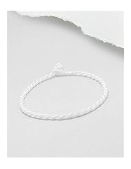 White Polyester Bracelet