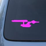 STAR TREK ENTERPRISE - Vinyl Decal Sticker #A1135 | Vinyl Color: Pink
