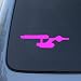 STAR TREK ENTERPRISE - Vinyl Decal Sticker #A1135 | Vinyl Color: Pink