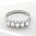 1.00 Carat Round Diamond Eternity Ring in 18ct Solid White Gold