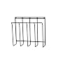 Spectrum 37710 Wall-Mount Magazine Rack, Black