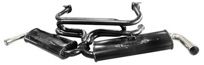 DUAL QUIET EXHAUST SYSTEMS Dune Buggy VW Baja Bug