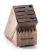 Wusthof 17-Slot Walnut Cutlery Block