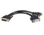 StarTech.com 8-Inch LFH 59 Male to Dual Female DVI I DMS 59 Cable (DMSDVIDVI1)