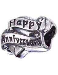 Silver Happy Anniversary Zable Bead Charm BZ2129.99