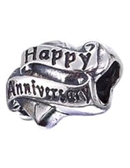 Silver Happy Anniversary Zable Bead Charm BZ2129.99
