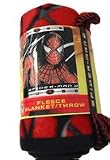 Marvel Spider-man Blanket - The Amazing Spider-man Fleece Throw 50x 60 (colors and styles may vary)