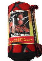 Marvel Spider-man Blanket - The Amazing Spider-man Fleece Throw 50"x 60"