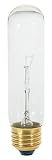 Satco S3896 120V 60 Watt T10 Medium Base Light Bulb, Clear