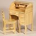Roll Top Desk - Natural