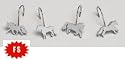 Horse Shower Curtain Hooks