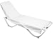 American Dawn Inc Terry Lounge Chair Cover, White