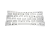 iSkin® WHITE Keyboard Silicone Cover Skin for Macbook / Macbook Pro 13" 15" 17" Aluminum Unibody
