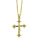 Heavenly Devotion Gold Tone Crucifix