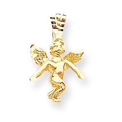 14k Guardian Angel Pendant