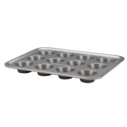 KitchenAid Classic Nonstick Toaster Oven Bakeware 12-Cup Mini Muffin and Cupcake Pan