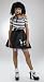 Teen Gothic 50's Poodle Skirt Costume