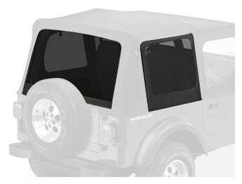 Bestop 58120-15 Replace-a-top Black Denim Tinted Window Kit