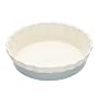 Kitchen Craft Classic Collection Oven to Tableware Round Ceramic Fluted Pie Dish,  20 x 5 cm