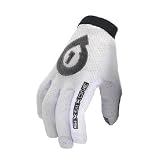 SixSixOne Raji Full Finger MTB & BMX Cycling Gloves - White