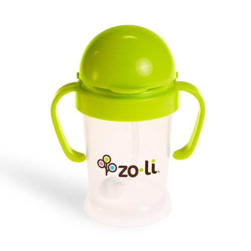 Sippy Cup With Straw. ZoLi BOT Sippy Cup (Green)