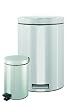 Brabantia Pedal Bin, 20 Litre with Food Trap and 3 Litre Set, Brilliant Steel