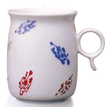Hakusan Porcelain Q type MUG AB 2