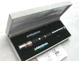 5mW High Powered Black Dimple Green Laser Pointer With Double Bonus Led Flashlight and Blue Microfiber Optical Cloth