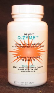 CoQ10 Q-Zyme by Dew’s 90 Capsules For Blood Pressure, Cardiovascular Function, Gum Health & More