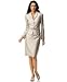 Calvin Klein Belted Button-Front Skirt Suit