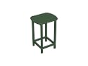 26" Recycled Earth-Friendly Venice Beach Outdoor Patio Side Table - Forest Green