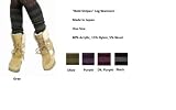 Japan Bold Stripes Wool Mix Leg Warmers