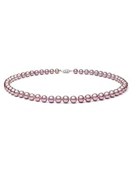 PremiumPearl 6-6.5mm Collection Quality Pink Freshwater Pearl Necklace