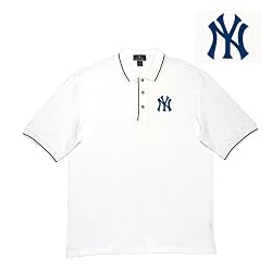 New York Yankees MLB "Competitor" Polo Shirt (White)