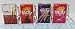 CHOCOLATE POCKY MIX LOT 4 SNACK JAPAN MINIATURE KEY CHAIN GIFT COLLECTIBLES
