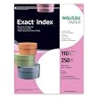 Wausau Papers : Cardstock Paper,110 lb.,8-1/2"x11",250 Sheets,White -:- Sold as 1 PK