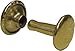 Springfield Leather Company's Gold Plate Medium Double Cap Rivets 100pk