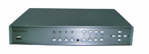 Clover Electronics CDR4450 IP Addressable Stand-Alone 4-Channel DVR - Medium (Grey)