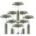 Quality Stainless steel solar powered garden lights 8 pack