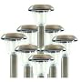 Quality Stainless steel solar powered garden lights 8 pack