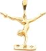 10K Yellow Gold Gymnast Charm