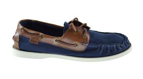 Levis Parker LE Men's Exclusive Boat Shoes Navy Blue/Brown 516227-79u
