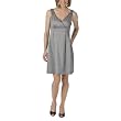 Mossimo Black Crossover V - Neck Empire Dress - Silver Birch