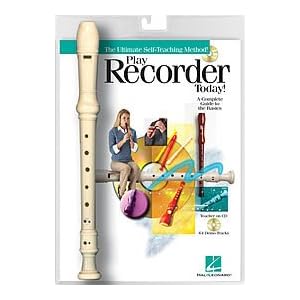 Hal Leonard Play Recorder Today! Book/CD with Recorder Instrument