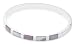 Silver Pink White Mother of Pearl Bangle