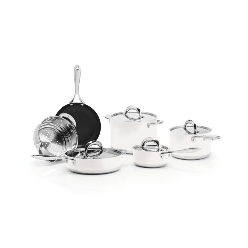 blinQ 10 Piece Cookware Set Simply White product image