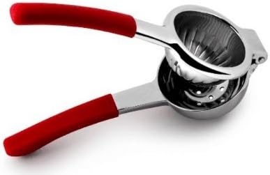 Lemon Squeezer Stainless Steel for Getting Every Last Drop of Fresh Juice Hand Juicer Durable Lime Juicer with Silicone Handles Lemon Press from iBetterHomes Dishwasher Safe