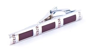Enigma Black Diamond: Perles rouges - pince à cravate en boîte-cadeau avec bas de violette